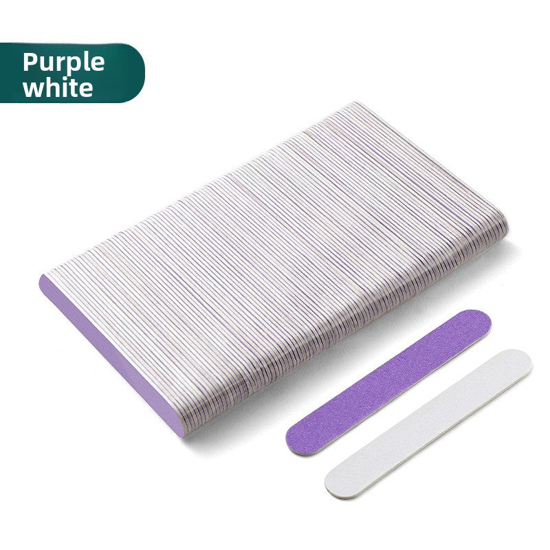 Colorful Double-Sided Nail Files | Multiple Grit Options | Customizable with Logo (MOQ=100)