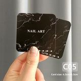 Assorted Square Nail Art Display Cards for Press‑On Nails