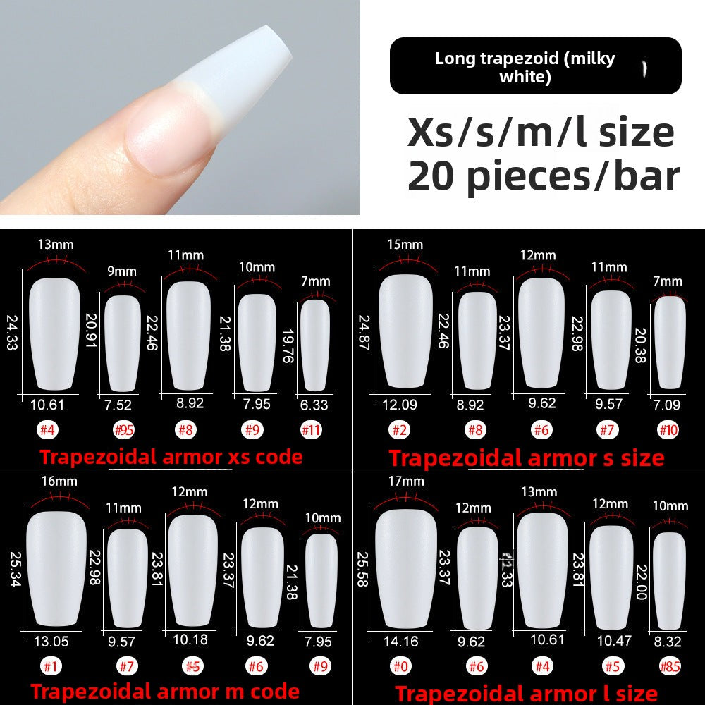 Nail Tips The new press on nails piece is divided into 20 pieces (MOQ=50)