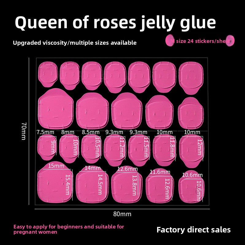 Super sticky nail art jelly glue ｜50pcs