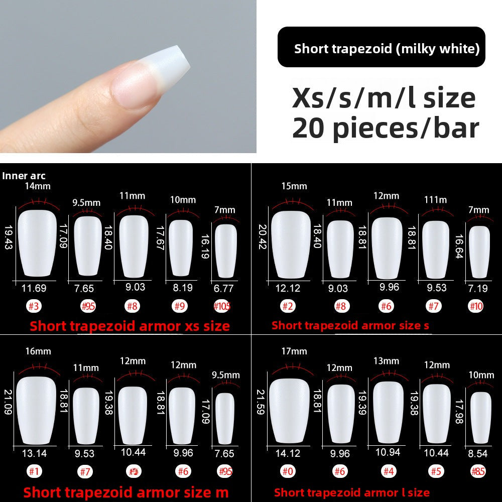 Nail Tips The new press on nails piece is divided into 20 pieces (MOQ=50)