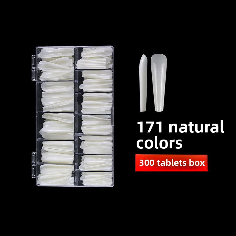Nail Tips Nail piece Transparent  360 pieces Boxed (MOQ=3)