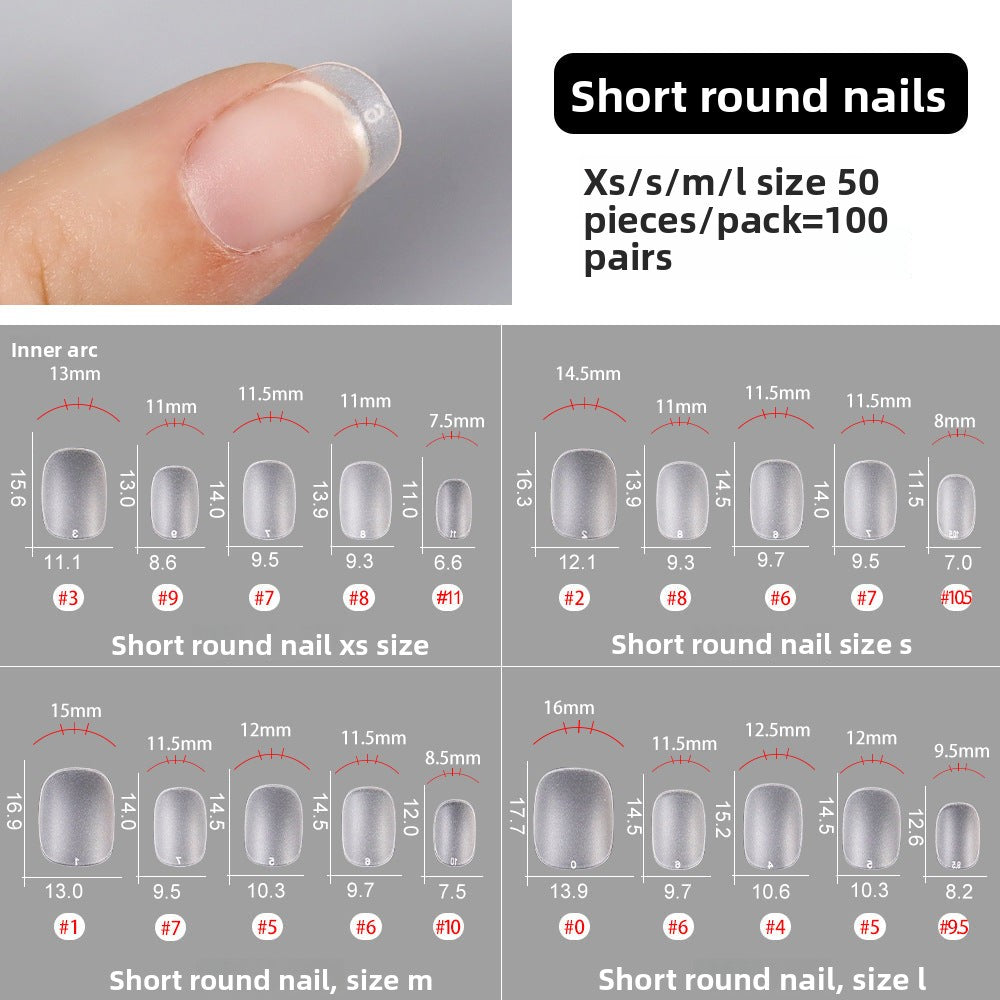 Nail Tips The new press on nails piece is divided into 20 pieces (MOQ=50)