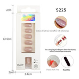 Classic Solid Color Short Nail Set