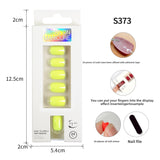Classic Solid Color Short Nail Set