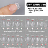 Nail Tips The new press on nails piece is divided into 20 pieces (MOQ=50)