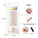 Classic Solid Color Short Nail Set