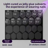 Press-On Nail Jelly Adhesive Tabs | 50pcs