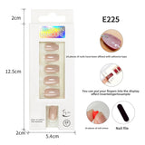 Classic Solid Color Short Nail Set