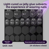 Press-On Nail Jelly Adhesive Tabs | 50pcs