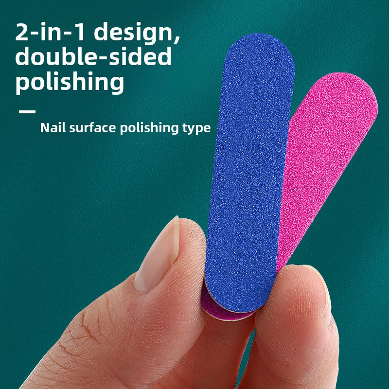 Colorful Double-Sided Nail Files | Multiple Grit Options | Customizable with Logo (MOQ=100)