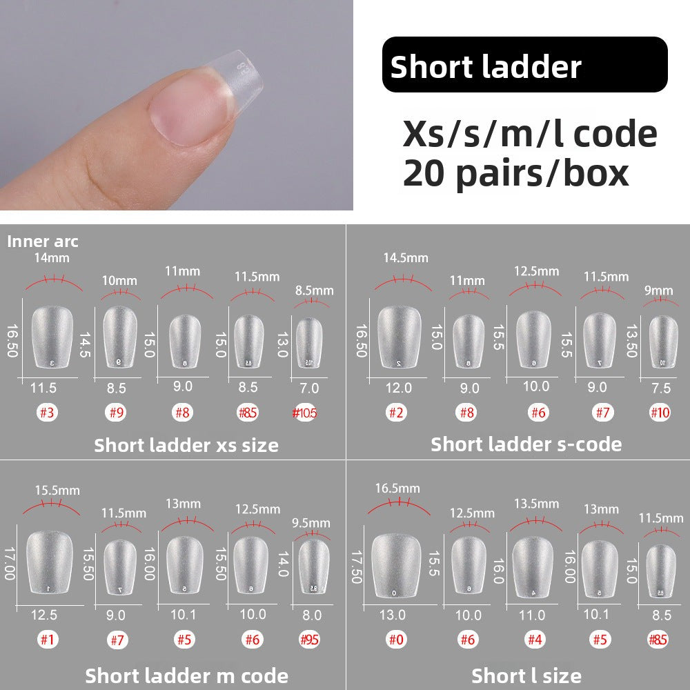 Nail Tips The new press on nails piece is divided into 20 pieces (MOQ=50)