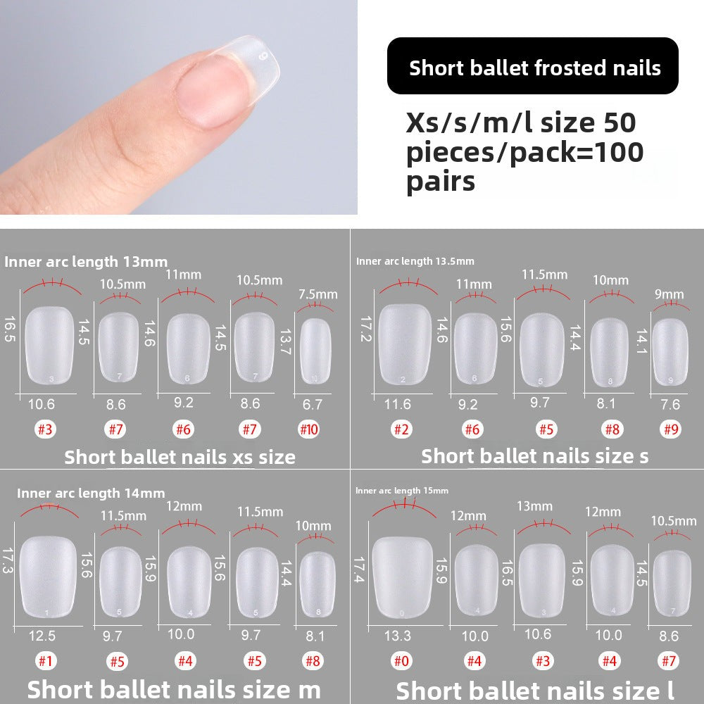 Nail Tips The new press on nails piece is divided into 20 pieces (MOQ=50)