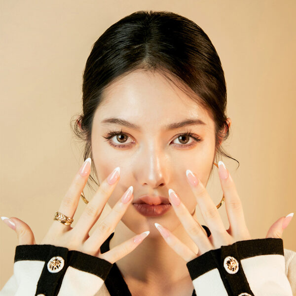 2023新款法式美甲片高级裸色30片盒装穿戴甲简约美甲店甲片nails - 이미지 2