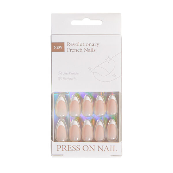 2023新款法式美甲片高级裸色30片盒装穿戴甲简约美甲店甲片nails - 이미지 5