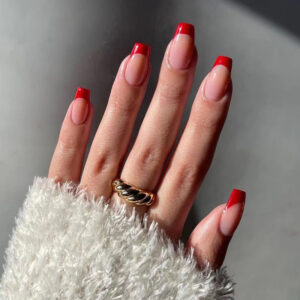 Nail Patch Wear Nail Wear Nail Wear Nail Red Edge French Simple Nail Patch Wholesale Nail Patch Wear Nail Patch Wholesale Nail Patch