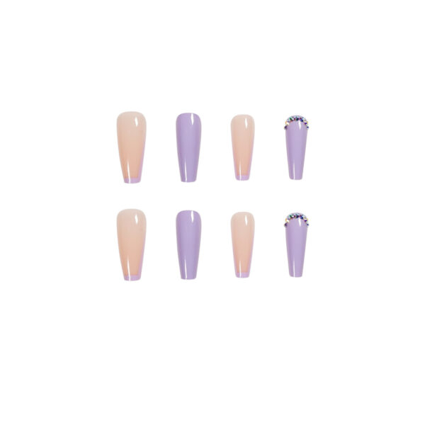 跨境false nail美甲贴片假指甲可拆卸甲片穿戴美甲成品甲片厂销 - 이미지 5