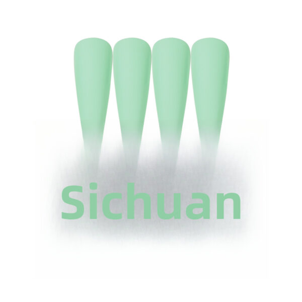 外贸超长芭蕾纯色磨砂光面美甲贴片假指甲指甲贴片防水可拆卸甲片 - Imagen 5