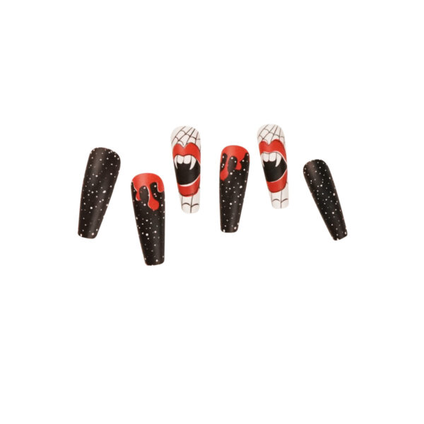 万圣节合集长款穿戴甲成品 press on nail假指甲美甲贴片指甲贴片 - 이미지 5
