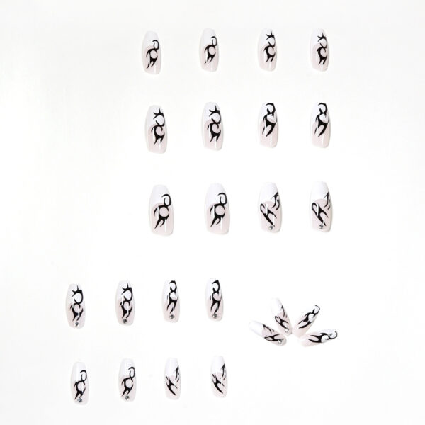 辣妹高街冷淡风穿戴美甲成品presson nail假指甲美甲贴片指甲贴片 - Imagen 2