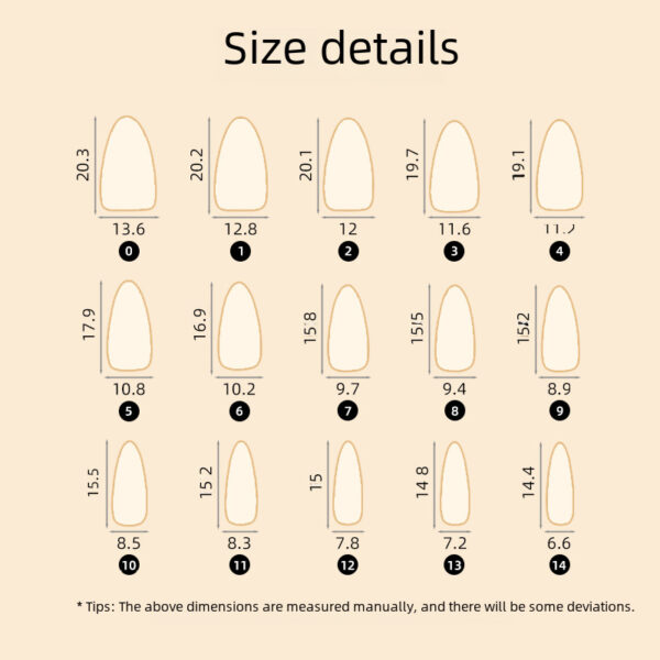 2023新款法式美甲片高级裸色30片盒装穿戴甲简约美甲店甲片nails - 이미지 4